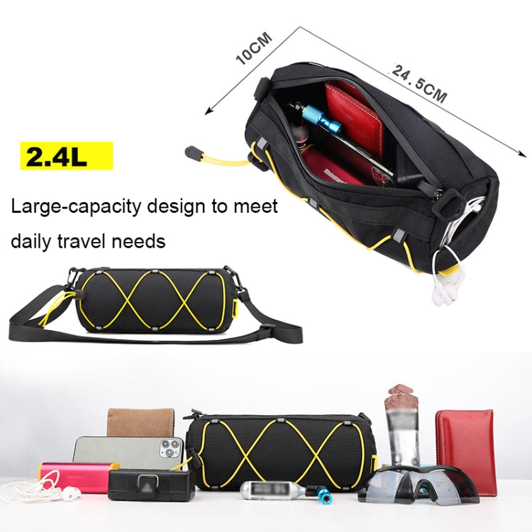Rhinowalk RK9103 2.4L Outdoor Sports Cycling Front Bag Bicycle Waterproof Handlebar Bag(Green) - Bicycle Bags by PMC TechLife | Online Shopping South Africa | PMC TechLife | Buy Now Pay Later Mobicred
