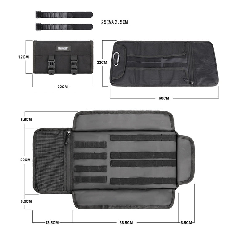 Rhinowalk MT103 Motorcycle Maintenance Tool Storage Bag Portable Repair Kit Bag(Green) - free shipping - PMC TechLife - Order now!