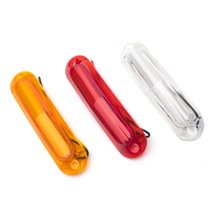 4pcs MK-162 6LED Light Guide Side Light 10-30V Trailer Side Tail Light(White) - Warning Lights by PMC TechLife | Online Shopping South Africa | PMC TechLife | Buy Now Pay Later Mobicred
