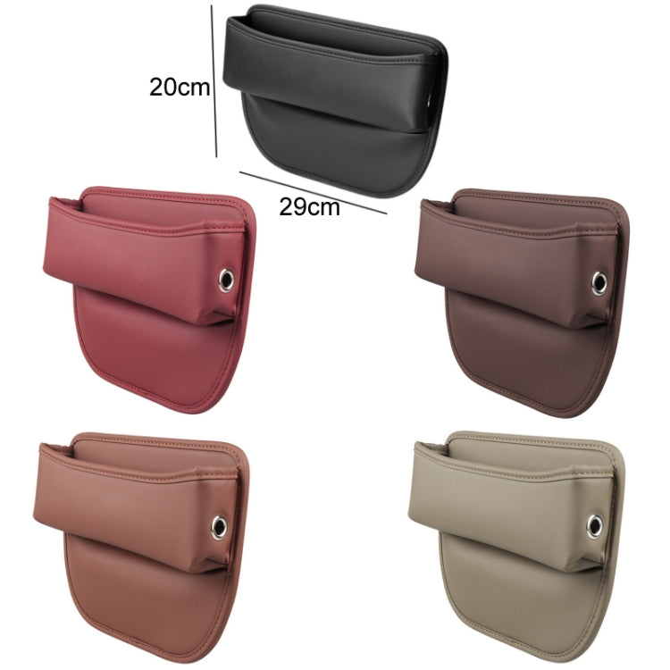Multifunctional Car Seat Crevice Storage Box, Pattern: No Logo(Mocha brown) - Stowing Tidying by PMC TechLife | Online Shopping South Africa | PMC TechLife | Buy Now Pay Later Mobicred