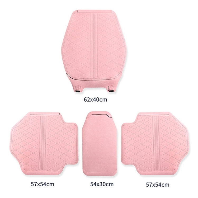 Flip-fur Car Cushion Breathable Ventilation Cushion for Four Seasons, Style: Long Rear Cushion(Pink) - Seat Accessories by PMC Jewellery | Online Shopping South Africa | PMC Jewellery | Buy Now Pay Later Mobicred