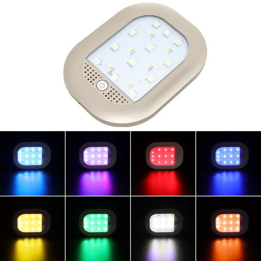 Car Colorful Strong Magnetic LED Lighting Reading Lights(Beige) - Dome Lights by PMC Jewellery | Online Shopping South Africa | PMC Jewellery | Buy Now Pay Later Mobicred