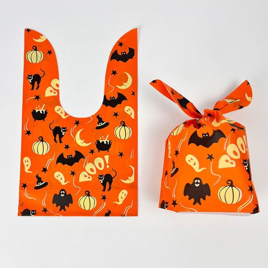 50pcs /Pack Halloween Packaging Bags Candy Snacks Treat Bags, Size: 13.5x22cm(Night Beast) - Gift Bags & Wrapping Supplies by PMC Jewellery | Online Shopping South Africa | PMC Jewellery