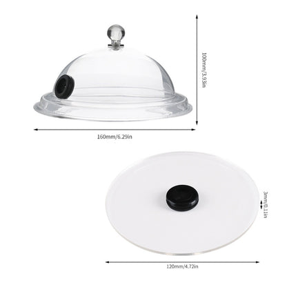 Cocktail Acrylic Smoker Hood Kitchen Cooking Hood(Transparent) - Bartending Tools by PMC Jewellery | Online Shopping South Africa | PMC Jewellery