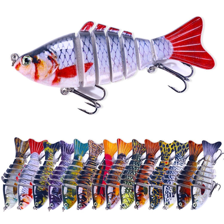 HENGJIA JM062 7 Section Fish Fake Lures VIB Minnow Fishing Lures, Size: 10cm 15g(6) - free shipping - PMC TechLife - Order now!