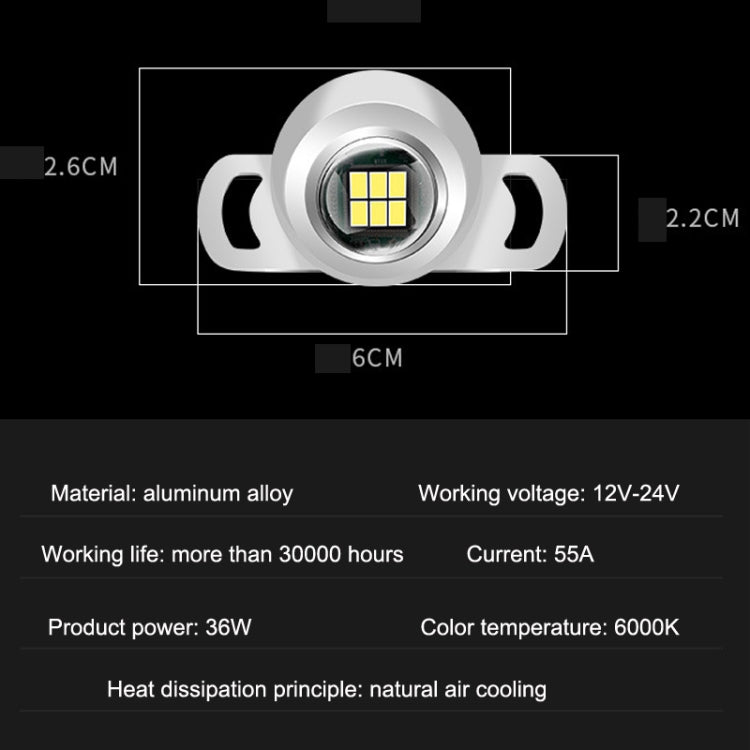 Car LED Ultra -Bright Electric Eye Reversing Light External Bulb Modified Universal Auxiliary Light, Style: Long Bright After 3 Flashes Silver Shell - Arrow Turn Lights by PMC Jewellery | Online Shopping South Africa | PMC Jewellery | Buy Now Pay Later Mobicred