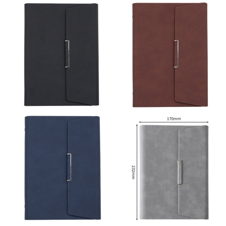 6 Hole Three Fold Loose-leaf Case A5 Business Notebook Office Stationery Notepad(Black) - Notebooks by PMc TechLife | Online Shopping South Africa | PMc TechLife | Buy Now Pay Later Mobicred
