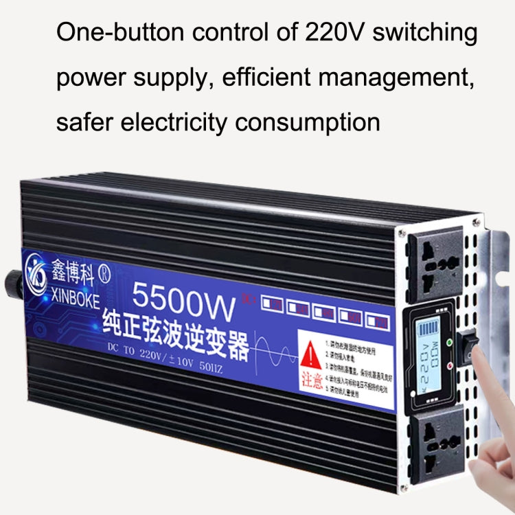 XINBOKE High Power Household Car Sine Wave Inverter 60V 2000W To 220V 1000W(Single Display) - Pure Sine Wave by PMC TechLife | Online Shopping South Africa | PMC TechLife