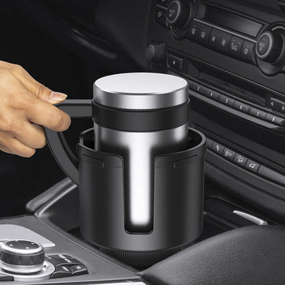 2 in 1 Car Center Console Water Cup Holder Multi-purpose Storage Box(Black) - Car Drink Holders by PMC Jewellery | Online Shopping South Africa | PMC Jewellery | Buy Now Pay Later Mobicred