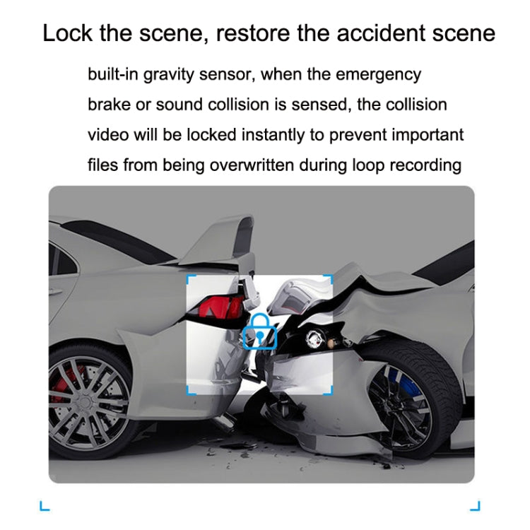M8 Hidden Driving Recorder WiFi Phone Connecting Car Parking Monitoring 1080P HD Recorder(With Button+Parking Monitoring Line) - Car DVRs by PMC TechLife | Online Shopping South Africa | PMC TechLife | Buy Now Pay Later Mobicred