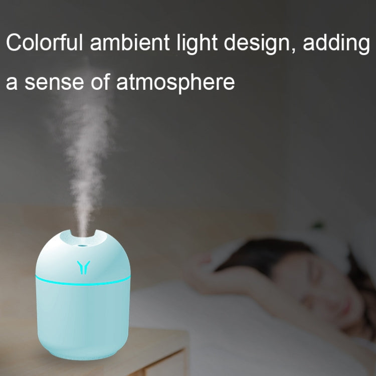USB Mini Desktop Colorful Night Light Car Humidifier, Spec: 250ml (Y-White) - free shipping - PMC TechLife - Order now!