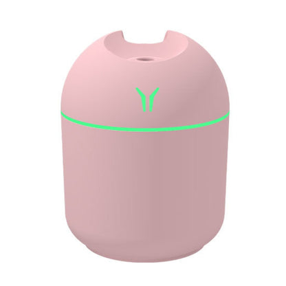 USB Mini Desktop Colorful Night Light Car Humidifier, Spec: 250ml (Y-Pink) - Air Purifiers & Accessories by PMC Jewellery | Online Shopping South Africa | PMC Jewellery | Buy Now Pay Later Mobicred