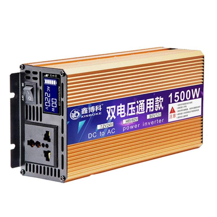 XINBOKE Universal Positive Wave Car Inverter Home Solar Inverter 12V/24V 1500W To 220V 700W - Modified Square Wave by PMC TechLife | Online Shopping South Africa | PMC TechLife | Buy Now Pay Later Mobicred