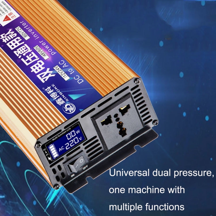 XINBOKE Universal Positive Wave Car Inverter Home Solar Inverter 48V/60V 1500W To 220V 700W - Modified Square Wave by PMC TechLife | Online Shopping South Africa | PMC TechLife | Buy Now Pay Later Mobicred