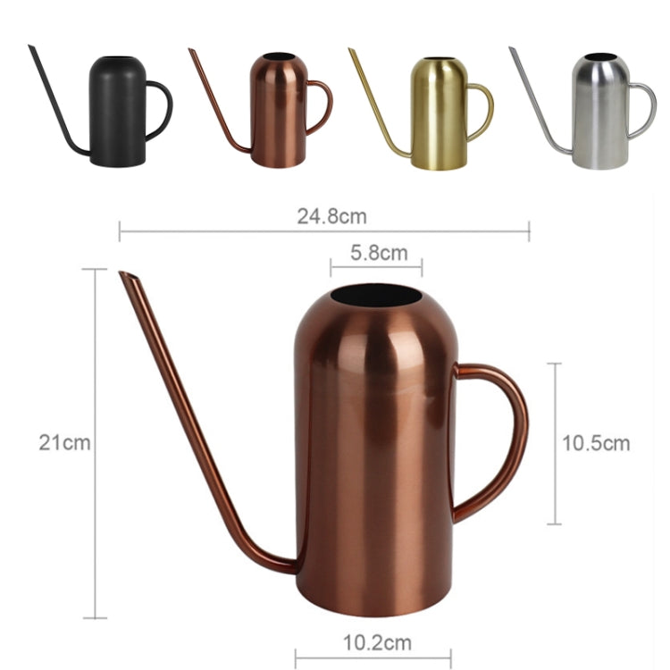 1500ML Household Gardening Stainless Steel Long Spout Heighten Watering Pot, Specification: Ancient Gold - Watering & Irrigation by PMc TechLife | Online Shopping South Africa | PMc TechLife | Buy Now Pay Later Mobicred