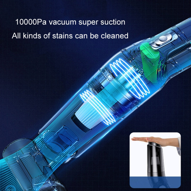 Car Wireless Charging High Power Handheld Vacuum Cleaner Black Luxury - free shipping - PMC TechLife - Order now!