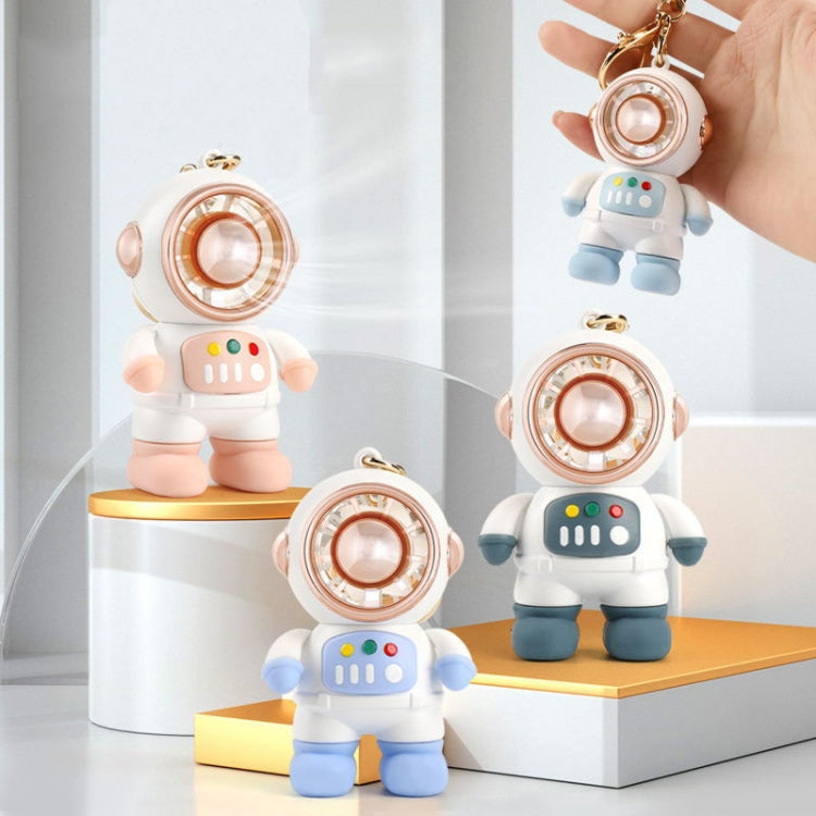 6092 Cartoon Astronaut Fan With Lanyard Portable Mini USB Charging Fan(Light Blue) - Electric Fans by PMC TechLife | Online Shopping South Africa | PMC TechLife | Buy Now Pay Later Mobicred