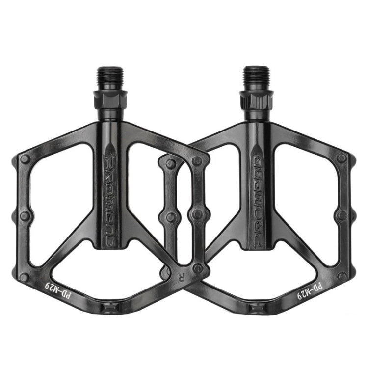 PROMEND PD-M29 1pair DU Bearings Pedal Aluminum Mountain Car Peilin Riding Foot Pedal(Black) - Pedals by PROMEND | Online Shopping South Africa | PMc TechLife | Buy Now Pay Later Mobicred