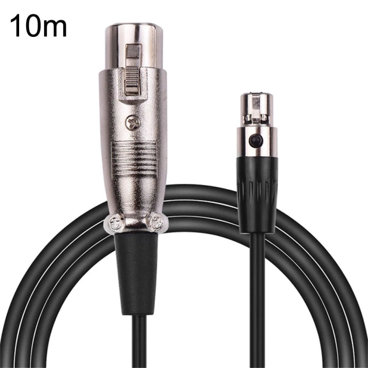 Xlrmini Caron Female To Mini Female Balancing Cable For 48V Sound Card Microphone Audio Cable, Length: 10m - Microphone Audio Cable & Connector by PMC TechLife | Online Shopping South Africa | PMC TechLife | Buy Now Pay Later Mobicred