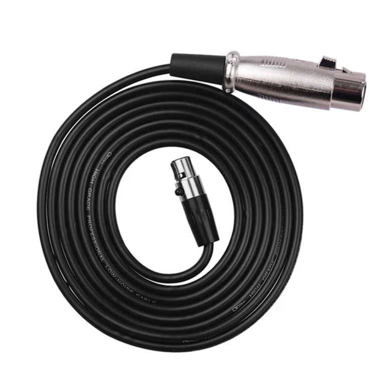 Xlrmini Caron Female To Mini Female Balancing Cable For 48V Sound Card Microphone Audio Cable, Length: 10m - Microphone Audio Cable & Connector by PMC TechLife | Online Shopping South Africa | PMC TechLife | Buy Now Pay Later Mobicred