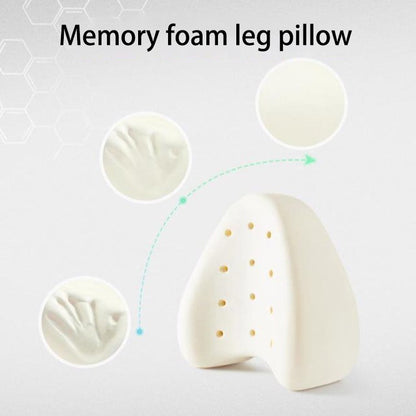 Body Memory Cotton Leg Pillow Sleeping Orthopedic Sciatica Back Hip Joint for Pain Relief(White Inner) - Cushions & Pillows by PMC Jewellery | Online Shopping South Africa | PMC Jewellery