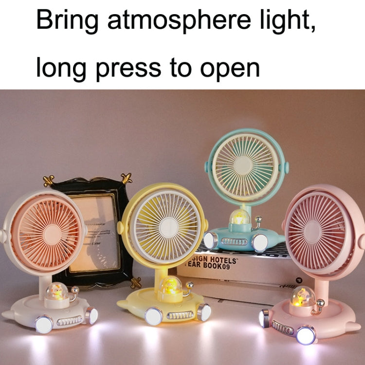 Household Cute Pet Fan USB Desktop Night Light Fan(Blue) - Electric Fans by PMC TechLife | Online Shopping South Africa | PMC TechLife | Buy Now Pay Later Mobicred