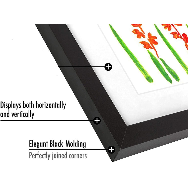 Plastic Children Art Frames Magnetic Front Open Frametory for Poster Photo Drawing Paintings Pictures(Wood Color) - Photo Albums & Photo Frames by PMC TechLife | Online Shopping South Africa | PMC TechLife