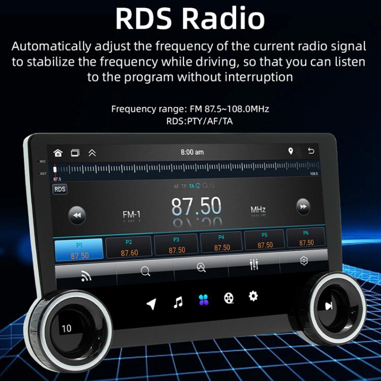 10.1 inch IPS Display + 2.5D Touch Screen Bluetooth FM Radio Car Navigation Machine, Memory: 2+64G - Car MP3 & MP4 & MP5 by PMc TechLife | Online Shopping South Africa | PMc TechLife | Buy Now Pay Later Mobicred