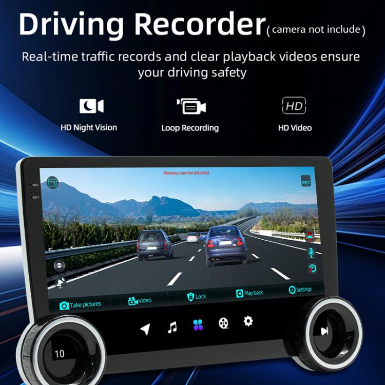 10.1 inch IPS Display + 2.5D Touch Screen Bluetooth FM Radio Car Navigation Machine, Memory: 2+64G - Car MP3 & MP4 & MP5 by PMc TechLife | Online Shopping South Africa | PMc TechLife | Buy Now Pay Later Mobicred