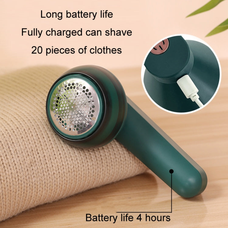 USB Rechargeable Household Hair Ball Trimmer Lint Remover(Green) - free shipping - PMC TechLife - Order now!