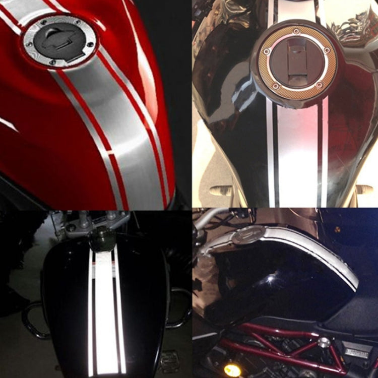 50cm DIY Fuel Tank Cover Reflective Sticker for Car and Motorcycle(Black) - Decorative Sticker by PMC TechLife | Online Shopping South Africa | PMC TechLife | Buy Now Pay Later Mobicred