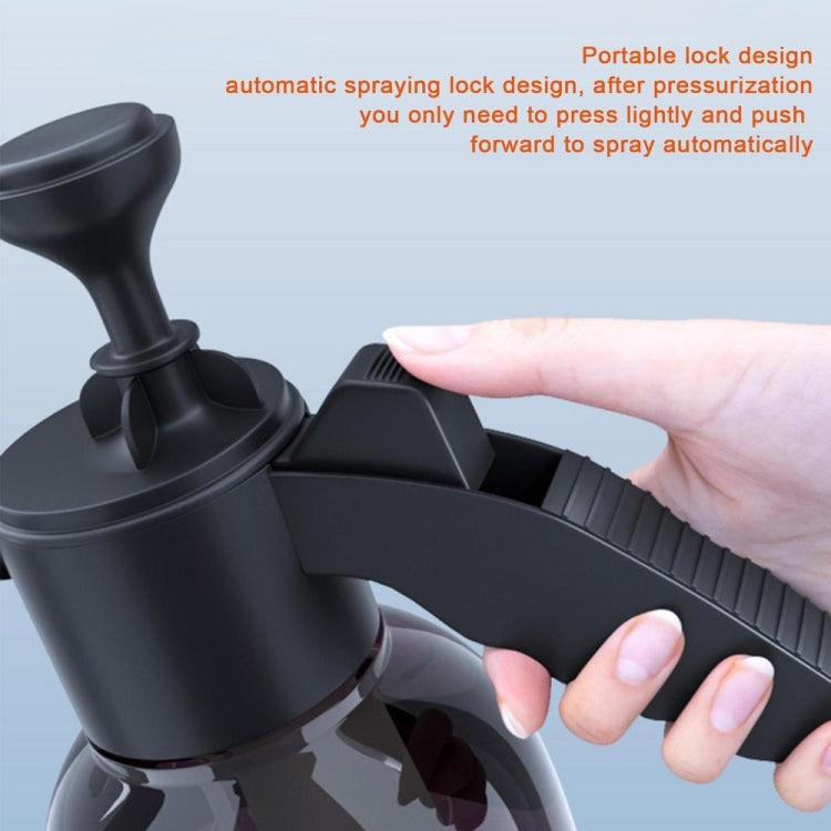 2L Foam Sprayer Pressure Spray Bottle for Car Washing Plants Watering Fertilizing(Black) - free shipping - PMC TechLife - Order now!