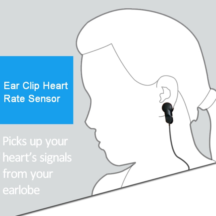 Ear Clip Heart Rate Sensor for Treadmill and HRV Monitor - free shipping - PMC TechLife - Order now!