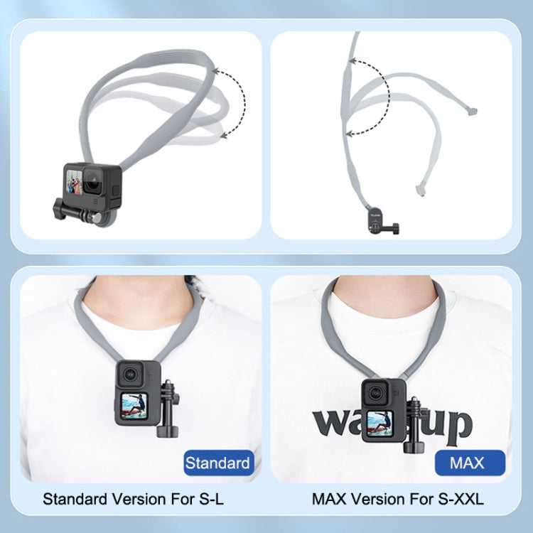 TELESIN TE-HNB-001 Magnetic Halter Bracket Action Camera Shooting Collar For GoPro HERO11 Black / HERO9 Black / DJI Osmo Action 3, Style: MAX Version For S-XXL - Holder by PMC TechLife | Online Shopping South Africa | PMC TechLife | Buy Now Pay Later Mobicred