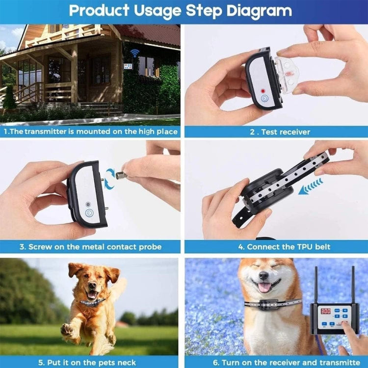 Outdoor Wireless Electronic Pet Fence Night Reflective Collar, Specification: One for  Three(US Plug) - Training Aids by PMC TechLife | Online Shopping South Africa | PMC TechLife | Buy Now Pay Later Mobicred