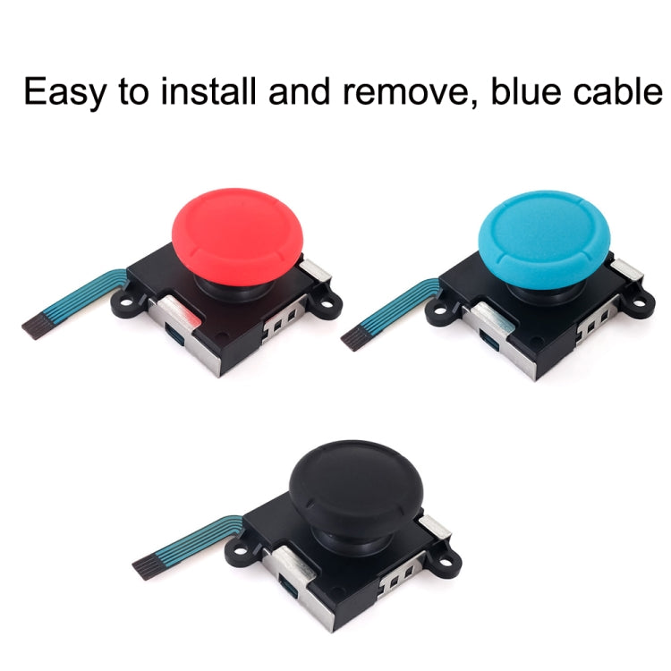 For Nintendo Switch 2pcs Game Console 3D Left Right Interoperability Rocker Remote Sensing Joystick(Blue) - Switch Spare Parts by PMC TechLife | Online Shopping South Africa | PMC TechLife | Buy Now Pay Later Mobicred