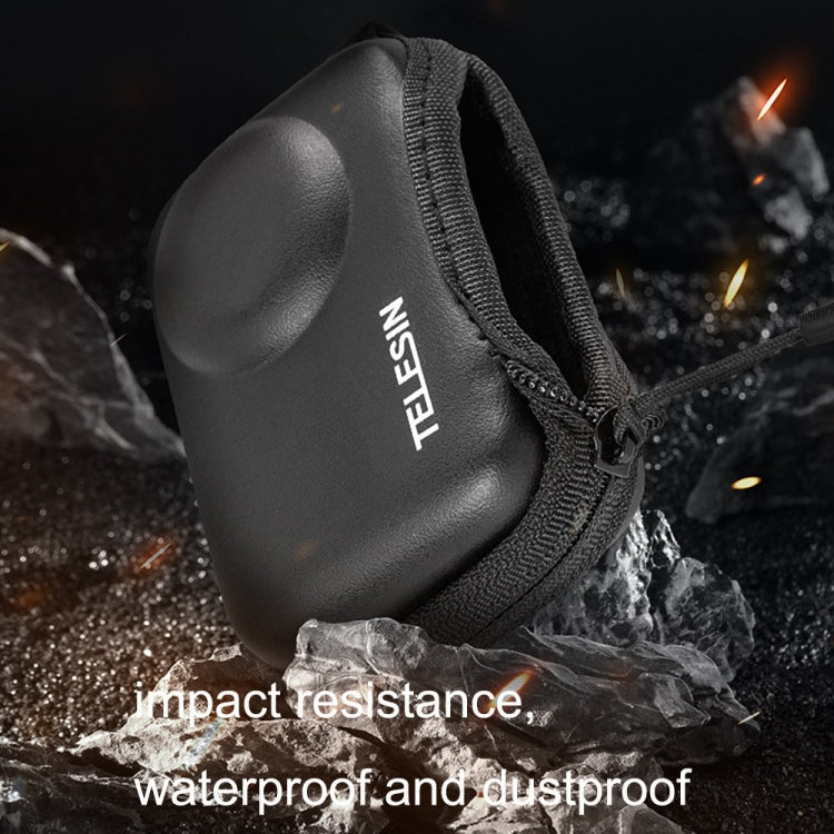 For DJI Osmo Action 3 TELESIN OA-BAG-002 Body Protective Bag Mini Storage Package Camera Accessories(Black) -  by TELESIN | Online Shopping South Africa | PMC TechLife