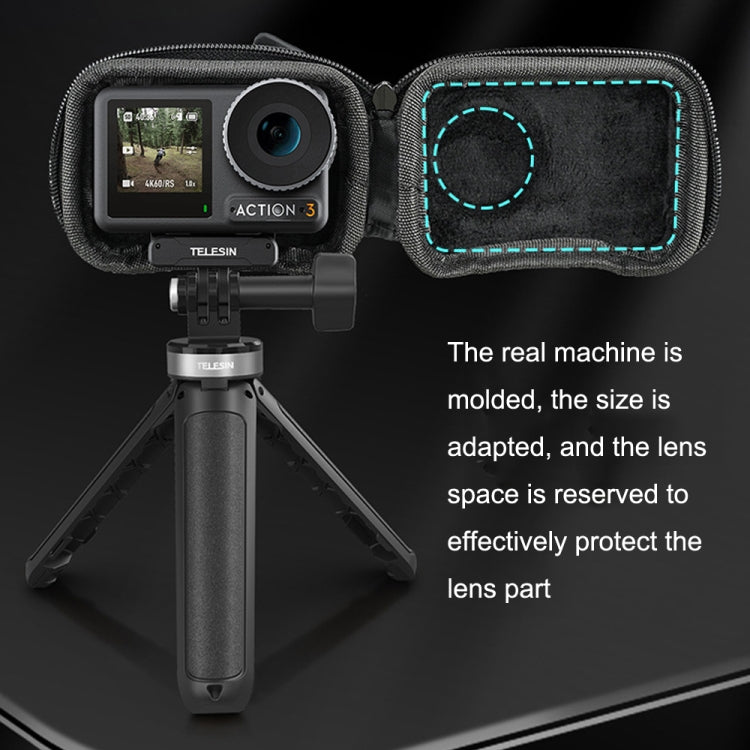 For DJI Osmo Action 3 TELESIN OA-BAG-002 Body Protective Bag Mini Storage Package Camera Accessories(Black) -  by TELESIN | Online Shopping South Africa | PMC TechLife