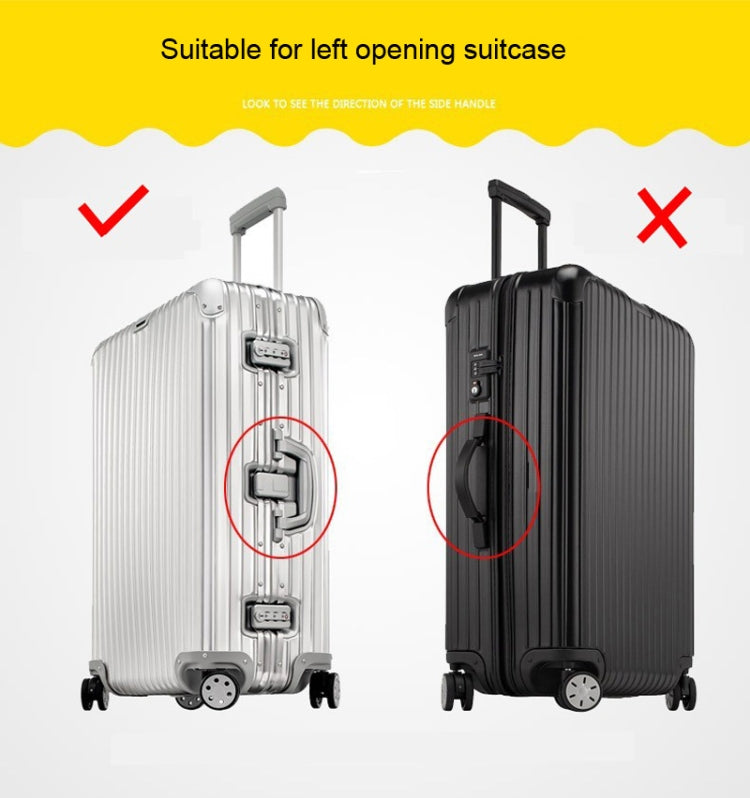 28 Inch Rimless Transparent Waterproof PVC Trolley Suitcase Cover Dustproof Protective Cover - Dust Covers by PMC Jewellery | Online Shopping South Africa | PMC Jewellery