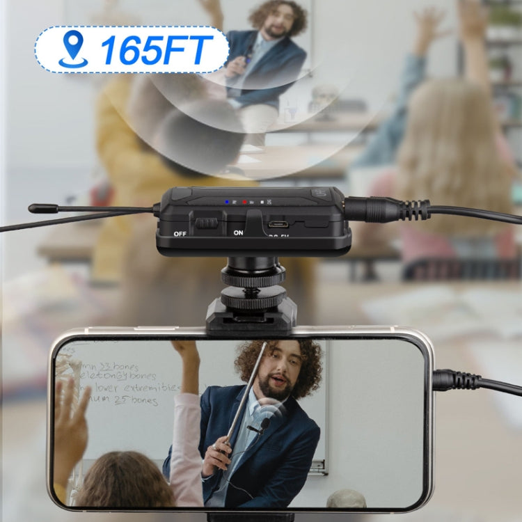 Q6 1 Drag 1 Wireless Lavalier USB Computer Recording Microphone Live Phone SLR Lavalier Microphone - Microphone by PMC TechLife | Online Shopping South Africa | PMC TechLife | Buy Now Pay Later Mobicred
