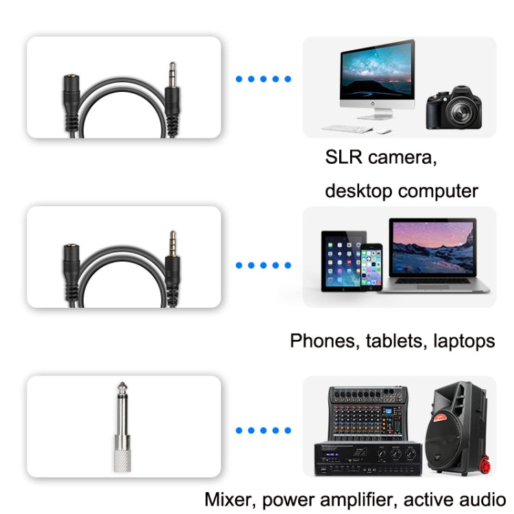 Q6 1 Drag 2 Wireless Lavalier USB Computer Recording Microphone Live Phone SLR Lavalier Microphone - Microphone by PMC Jewellery | Online Shopping South Africa | PMC Jewellery | Buy Now Pay Later Mobicred