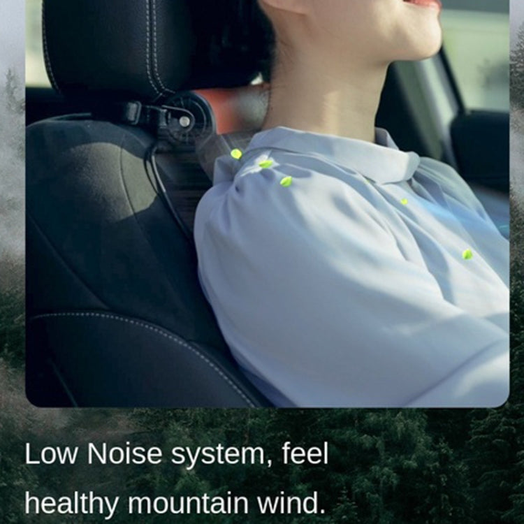 CF01 USB Interface Car Seat Fan Adjustable Wind Speed Desktop Small Fan(Black) - Heating & Fans by PMC TechLife | Online Shopping South Africa | PMC TechLife | Buy Now Pay Later Mobicred