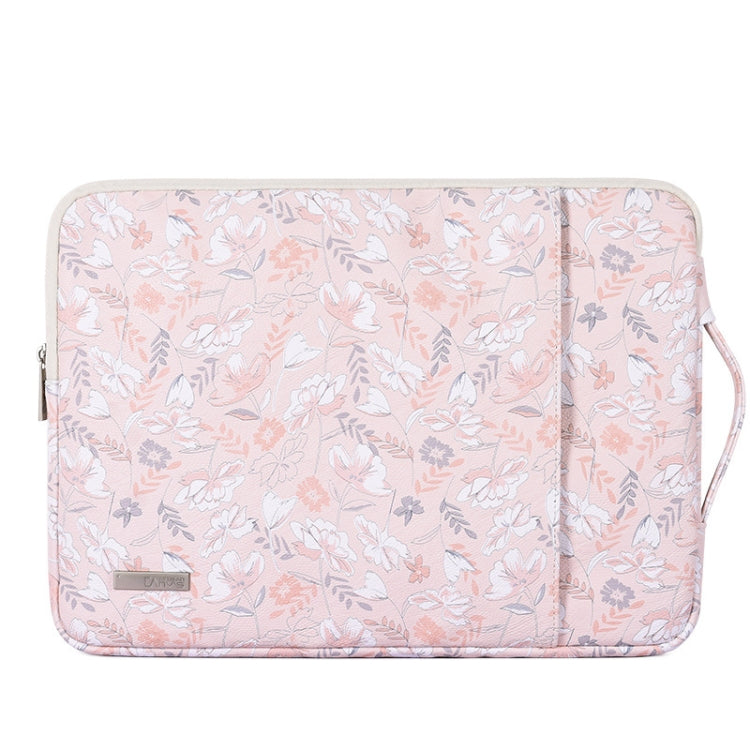 G4-89  PU Laptop Case Tablet Sleeve Bag with Telescoping Handle, Size: 11 Inch(Light Pink) - 10 - 11 inch by PMC Jewellery | Online Shopping South Africa | PMC Jewellery | Buy Now Pay Later Mobicred