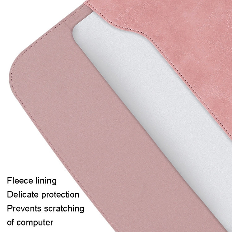 A20 Laptop Bag Magnetic Suction Slim Tablet Case Inner Bag, Size: 13.3/14 inch(Pink) - 14.1 inch by PMC Jewellery | Online Shopping South Africa | PMC Jewellery | Buy Now Pay Later Mobicred