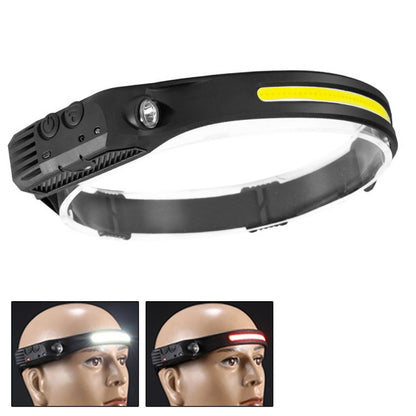 W689-1 Red+White Light  USB Rechargeable Motion Sensor Headlamp COB Outdoor Fishing Flashlight - Headlamp by PMC Jewellery | Online Shopping South Africa | PMC Jewellery