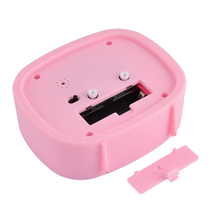 Square Candy Color Stereo Digital Silent Alarm Clock Children Student Alarm Clock(Black) - Alarm Clocks by PMc TechLife | Online Shopping South Africa | PMc TechLife | Buy Now Pay Later Mobicred