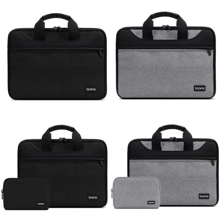 Baona BN-I003 Oxford Cloth Full Open Portable Waterproof Laptop Bag, Size: 11/12 inches(Black+Power Bag) - 10 - 11 inch by Baona | Online Shopping South Africa | PMC Jewellery | Buy Now Pay Later Mobicred