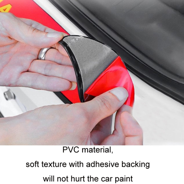 Car Trunk Anti-collision Strip Threshold Decoration Protection Sticker(British Gray) - Anti Collision Sticker by PMC Jewellery | Online Shopping South Africa | PMC Jewellery | Buy Now Pay Later Mobicred