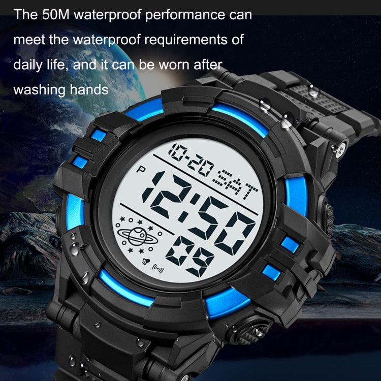 SKMEI 2003 Multifunctional Back Light Sports Watch Mens Countdown Date Alarm Clock Watch(Gold White Machine) - free shipping - PMC TechLife - Order now!