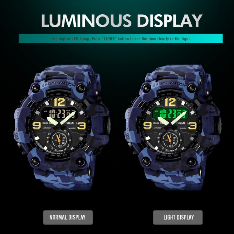 SKMEI 1637 Sports Digital Display Outdoor Shockproof Plastic Large Dial Men Watch, Color: Black - free shipping - PMC TechLife - Order now!